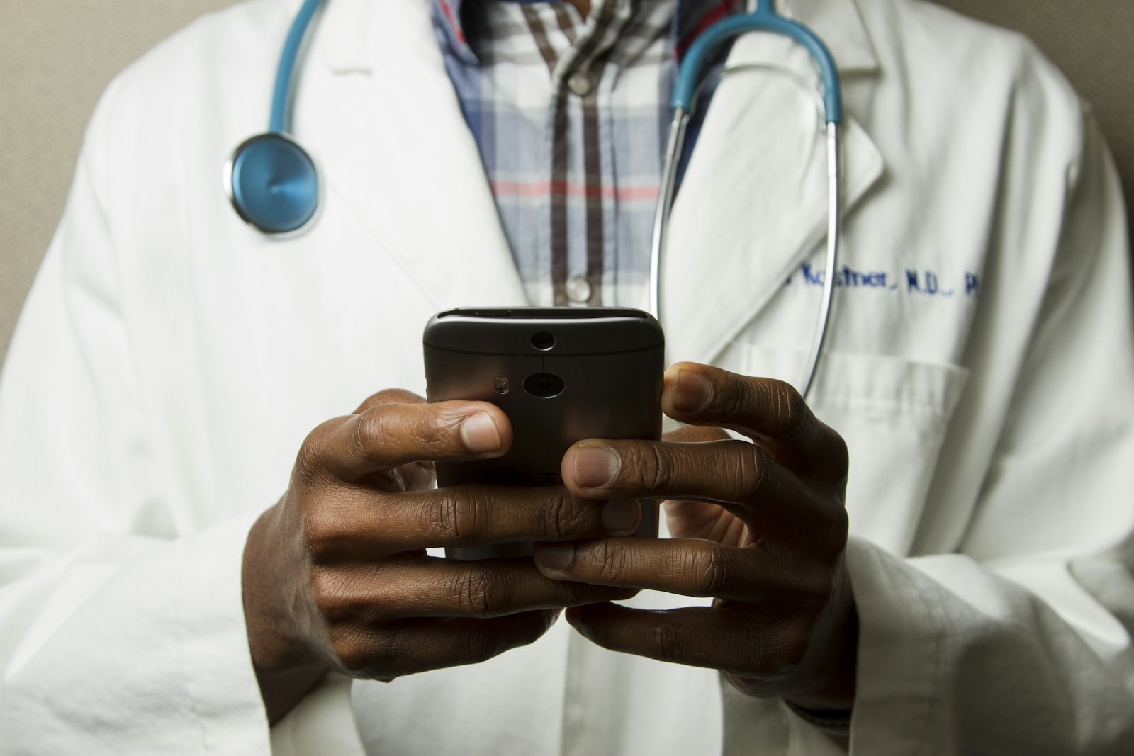 Clinician reviewing patient record